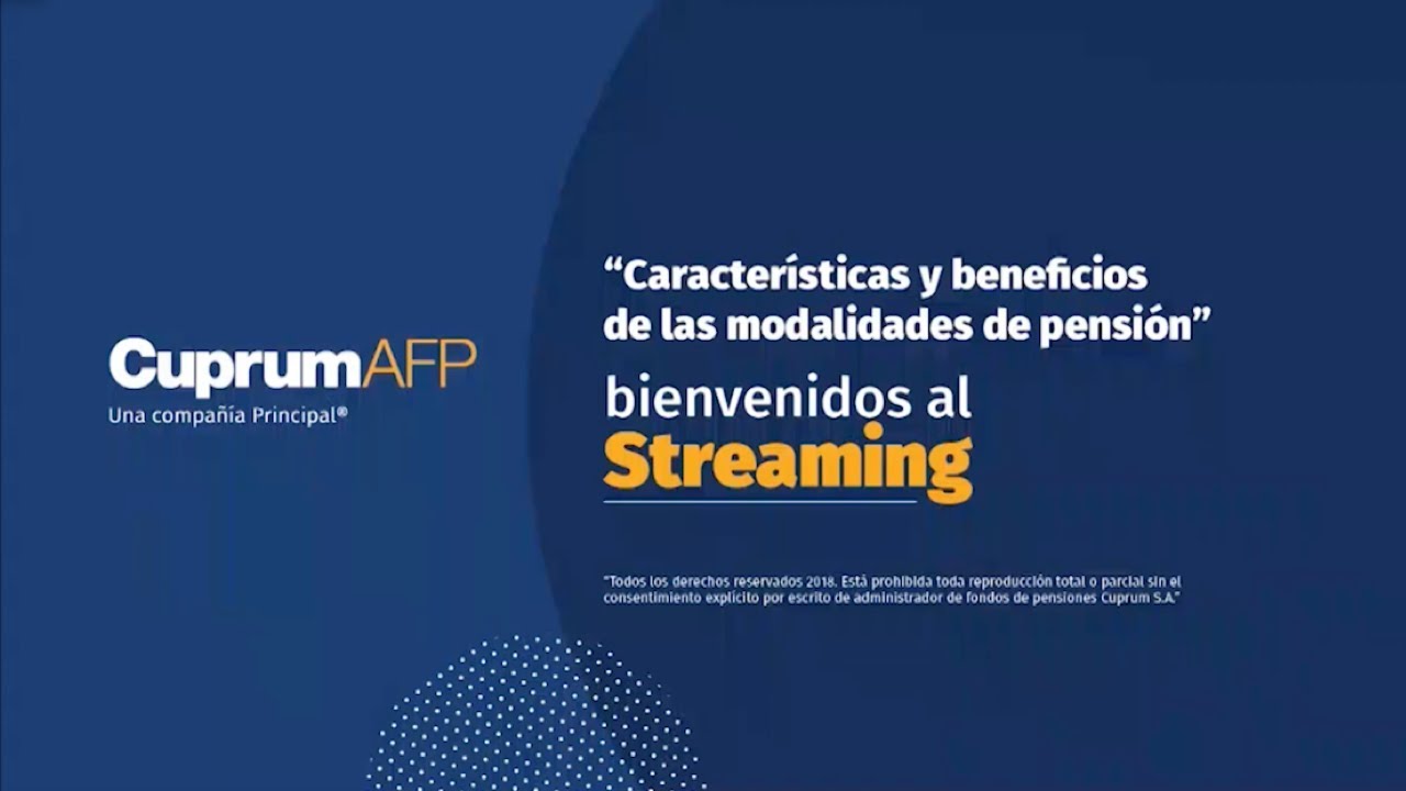 Características y beneficios de las modalidades de pensión