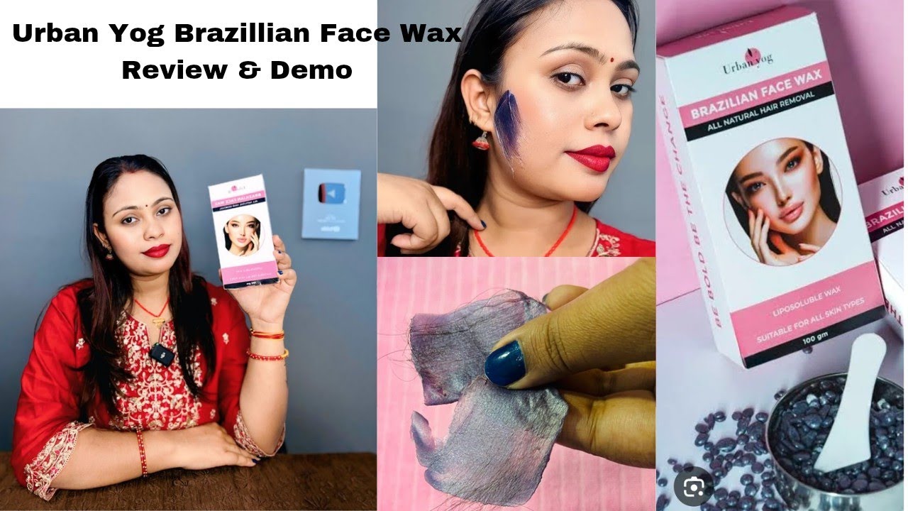 I tried Most Viral Product Urban Yog Face Wax 😱Best for Fecial Hair👍🏻