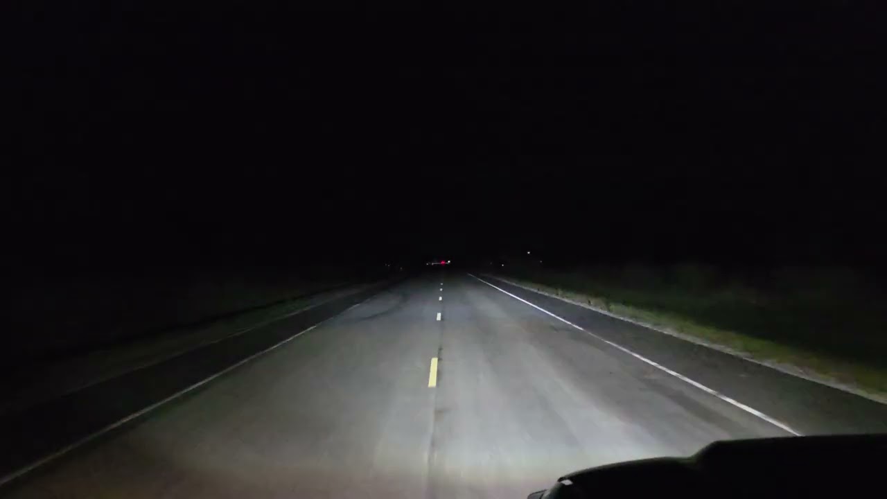 One Baja Designs LP6 DOT light Low Beam Test