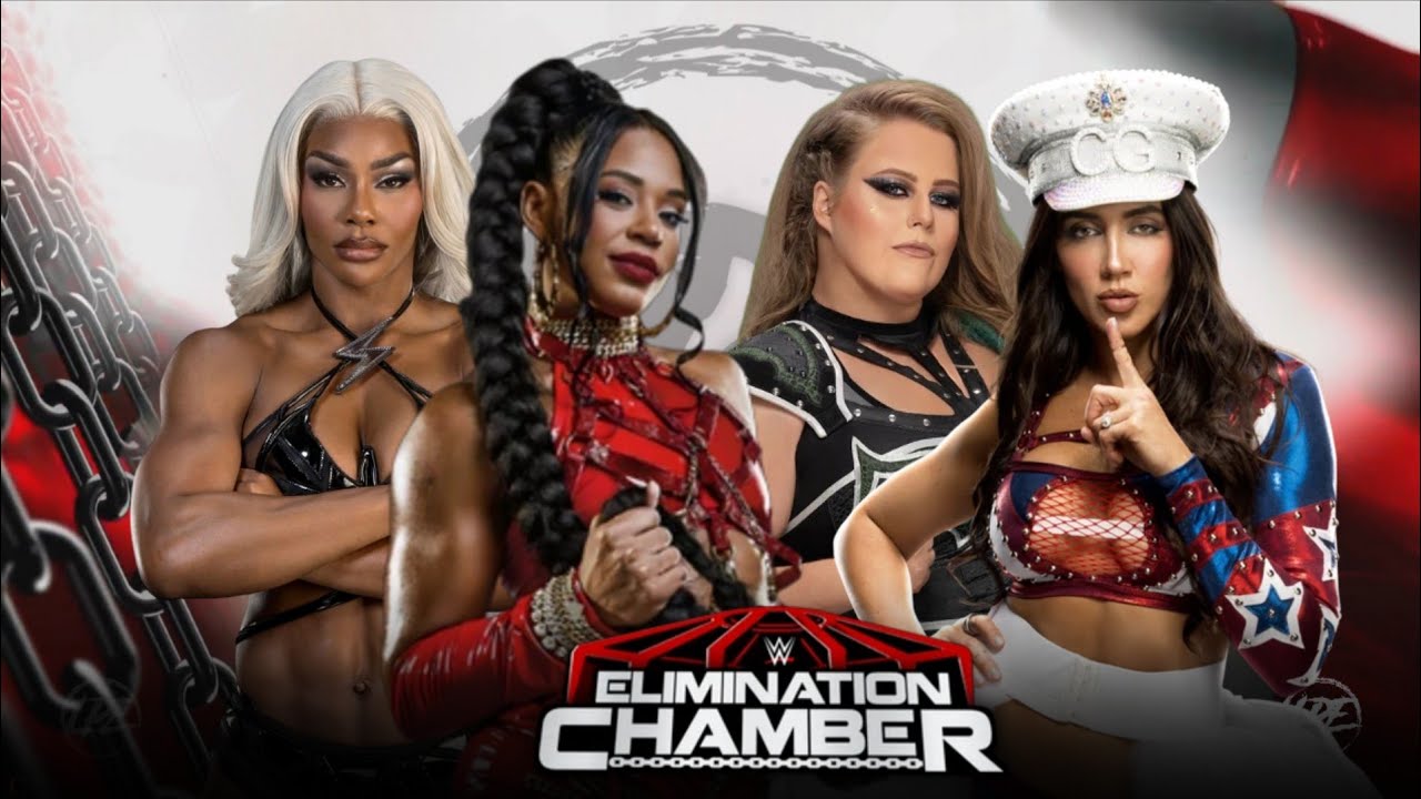 ELIMINATION CHAMBER BIANCA AND JADE VS CHELSEA AND PIPER