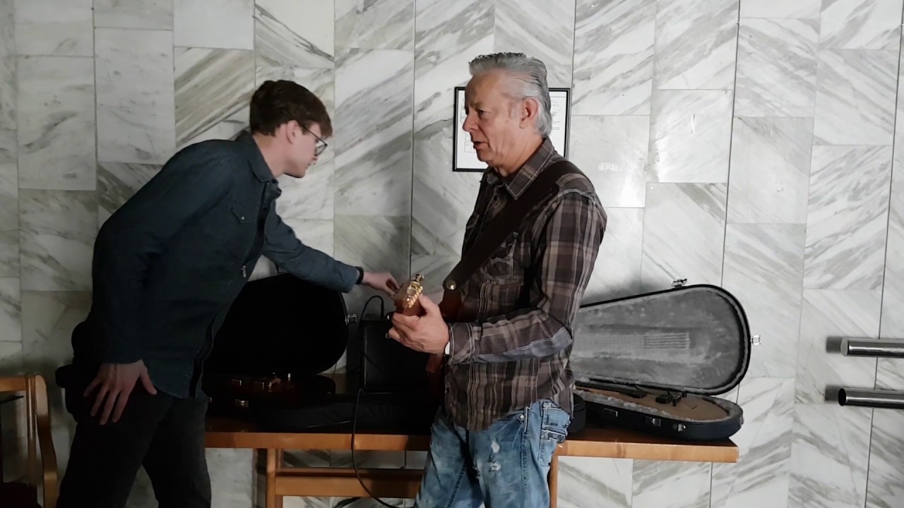 Tommy Emmanuel Testing Handcrafted Lava Guitars