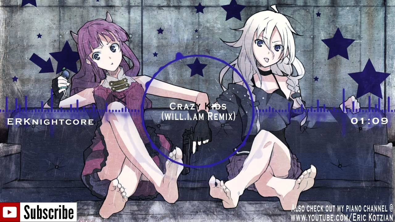 Nightcore - Crazy Kids (will.i.am Remix) - Ke$ha