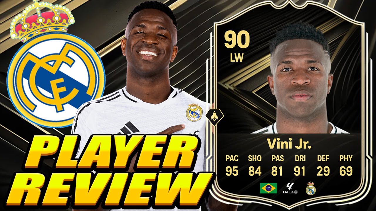 90 Vinicius Player Review! TOTW Vinicius Review! 90 Team of The Week Vinicius Review - EA FC 26