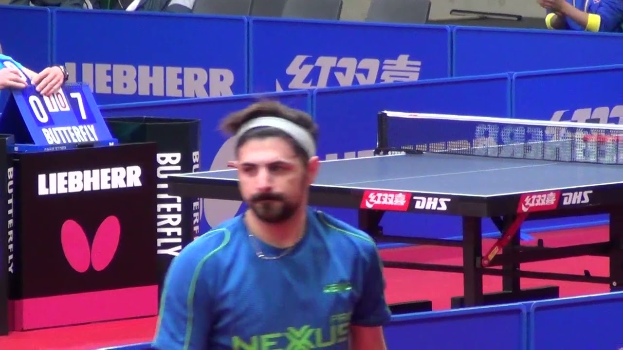 Ioannis Sgouropoulos vs Aleksandar Karakasevic, 2018 World Team Table Tennis Championships