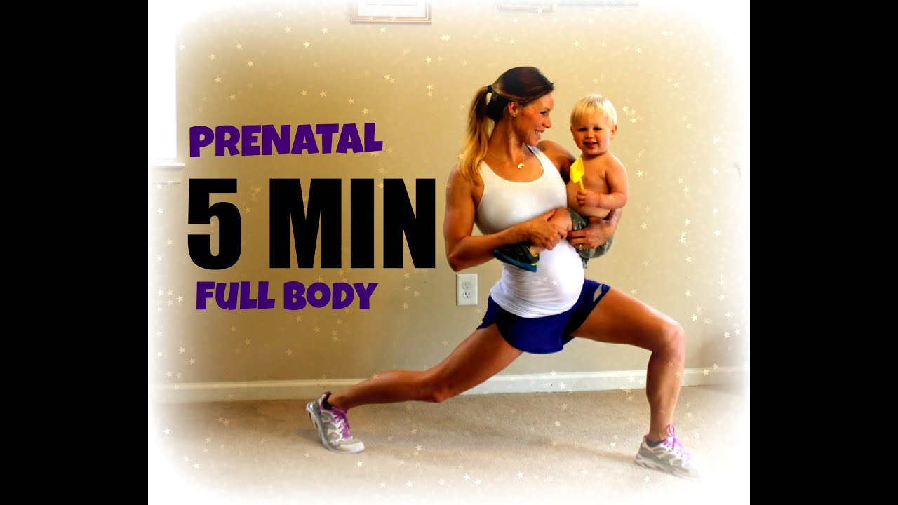 5 min FULL BODY Lean + Tone Pregnancy | 1st & 2nd Trimester