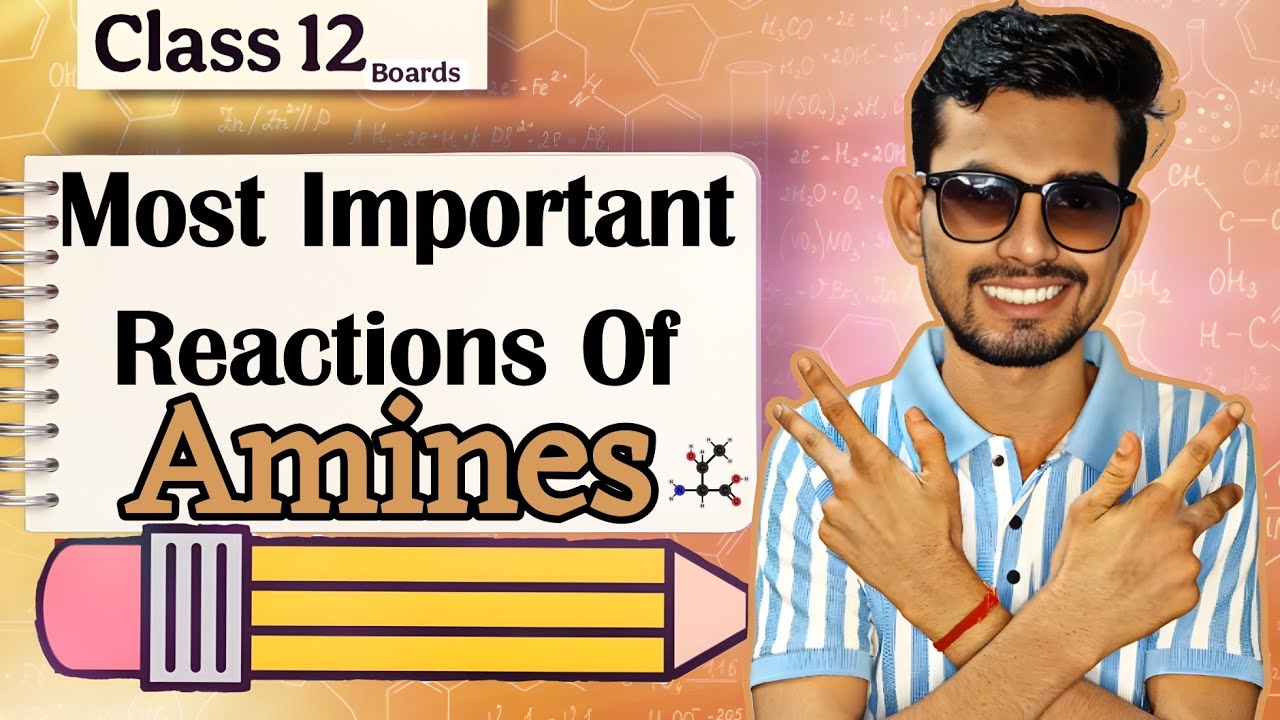 Most Important Reactions of Amines | Class 12 Boards 2025 | NCERT Based 🔥