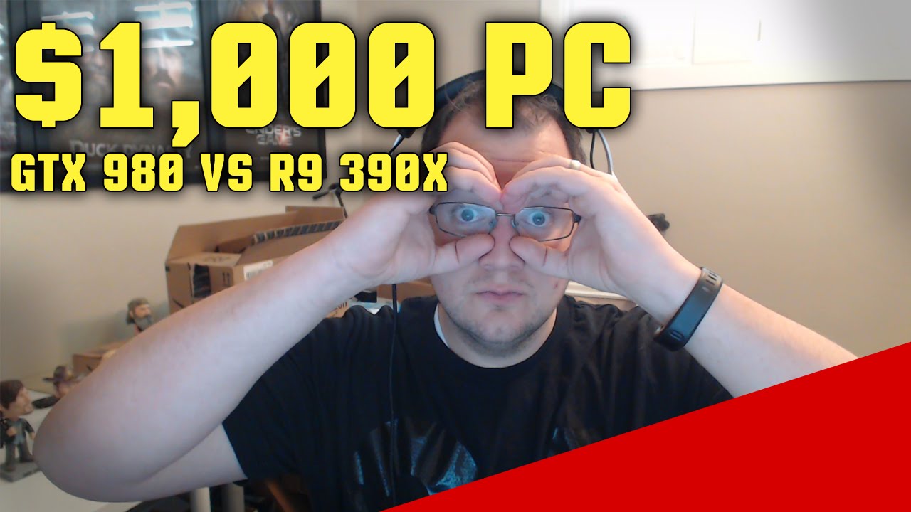 Good $1,000 Skylake Gaming PC 2016 - GTX 980 vs R9 390X