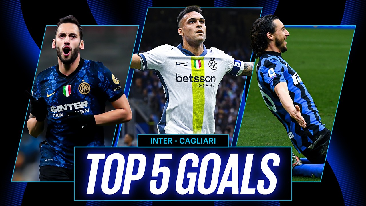 MILITO, BAGGIO, CALHANOGLU E&hellip; 🎞️⚫🔵 | TOP 5 GOL vs CAGLIARI ⚽