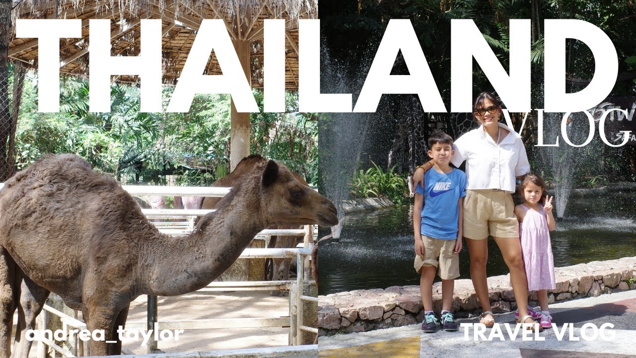 Bangkok Thailand Travel with KIDS | Family Vlogs | ANDREA TAYLOR
