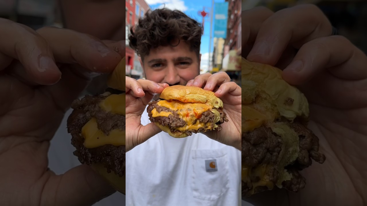 This NYC smash burger spot just opened and is taking the smash burger game by storm! 💪 #DEVOURPOWER