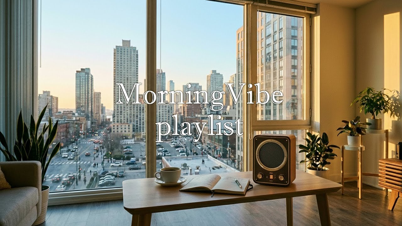 Playlist🎧도시의 아침, 창가로 스며드는 햇살과 함께 시작하는 루틴 | 2시간 집중 플레이리스트 | 멜로리아