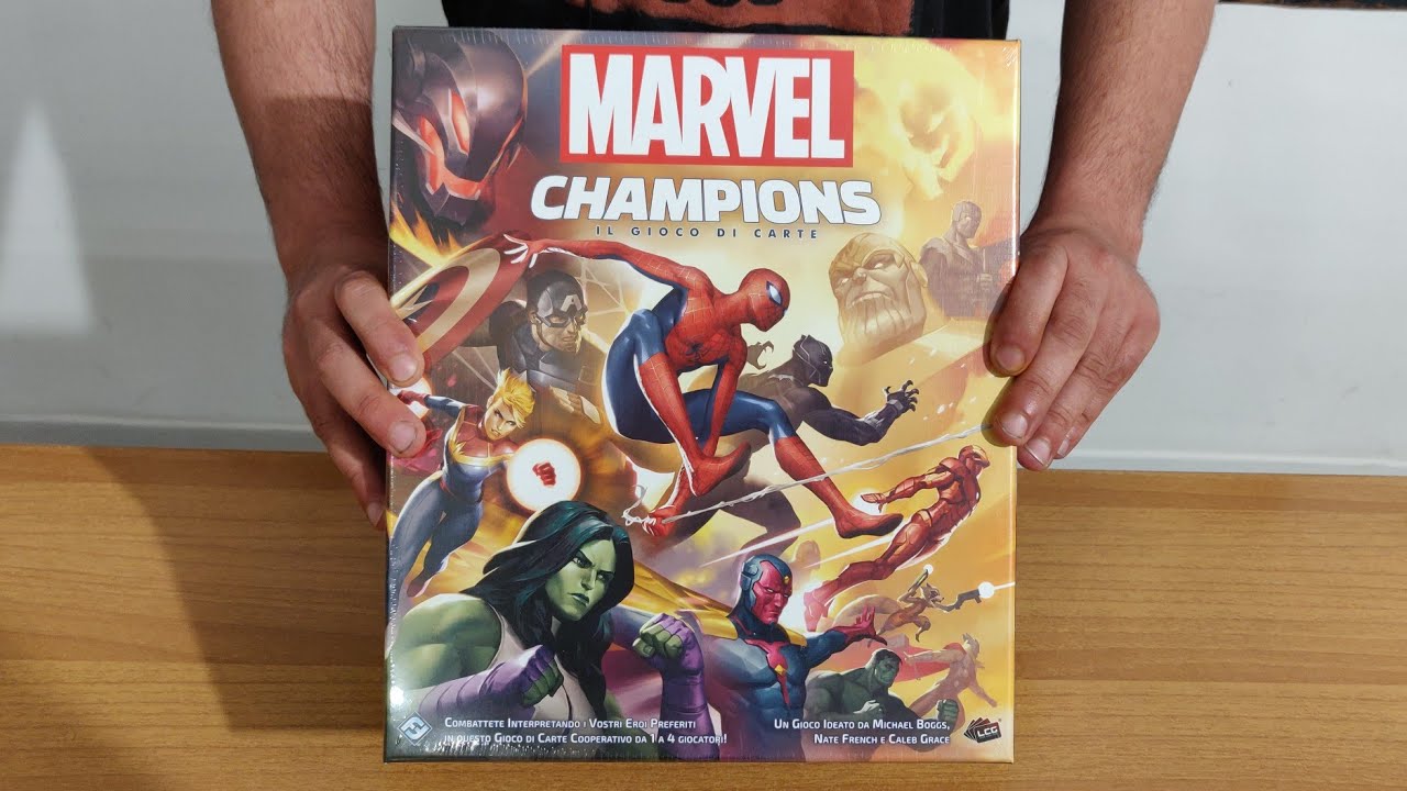 Unboxing di Marvel Champions: Il Gioco di Carte LCG
