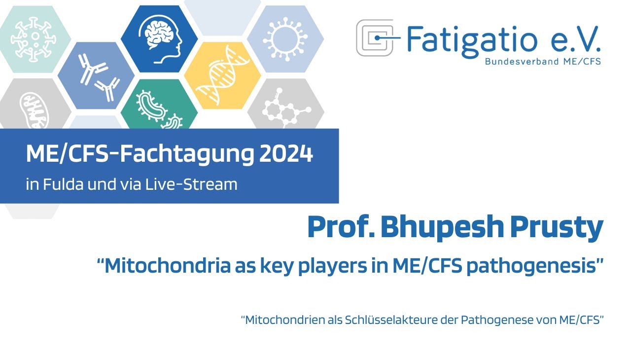 Prof. Bhupesh Prusty - Vortrag auf der ME/CFS-Fachtagung 2024 des Fatigatio e.V. (OmU)