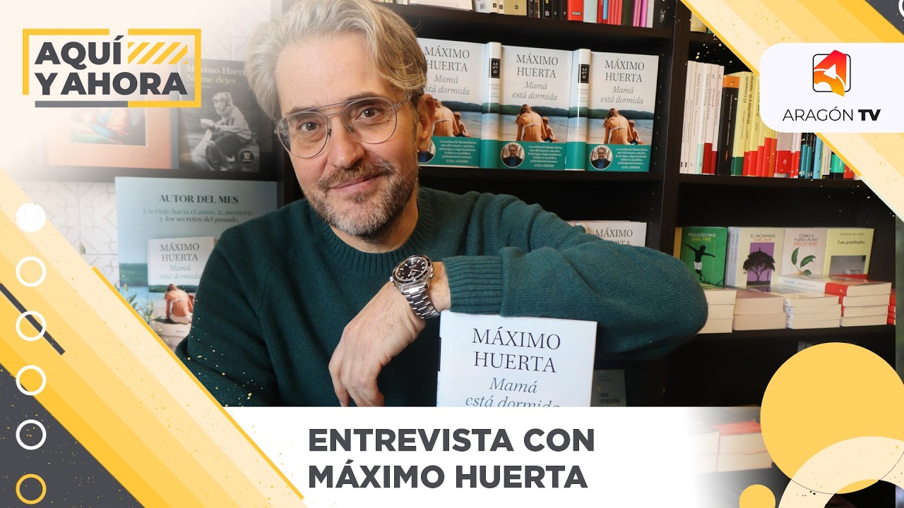 Máximo Huerta presenta su nueva novela 'Mamá está dormida'