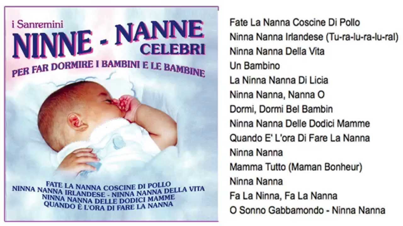 Ninne nanne celebri per far dormire i bambini e e le bambine - I Sanremini