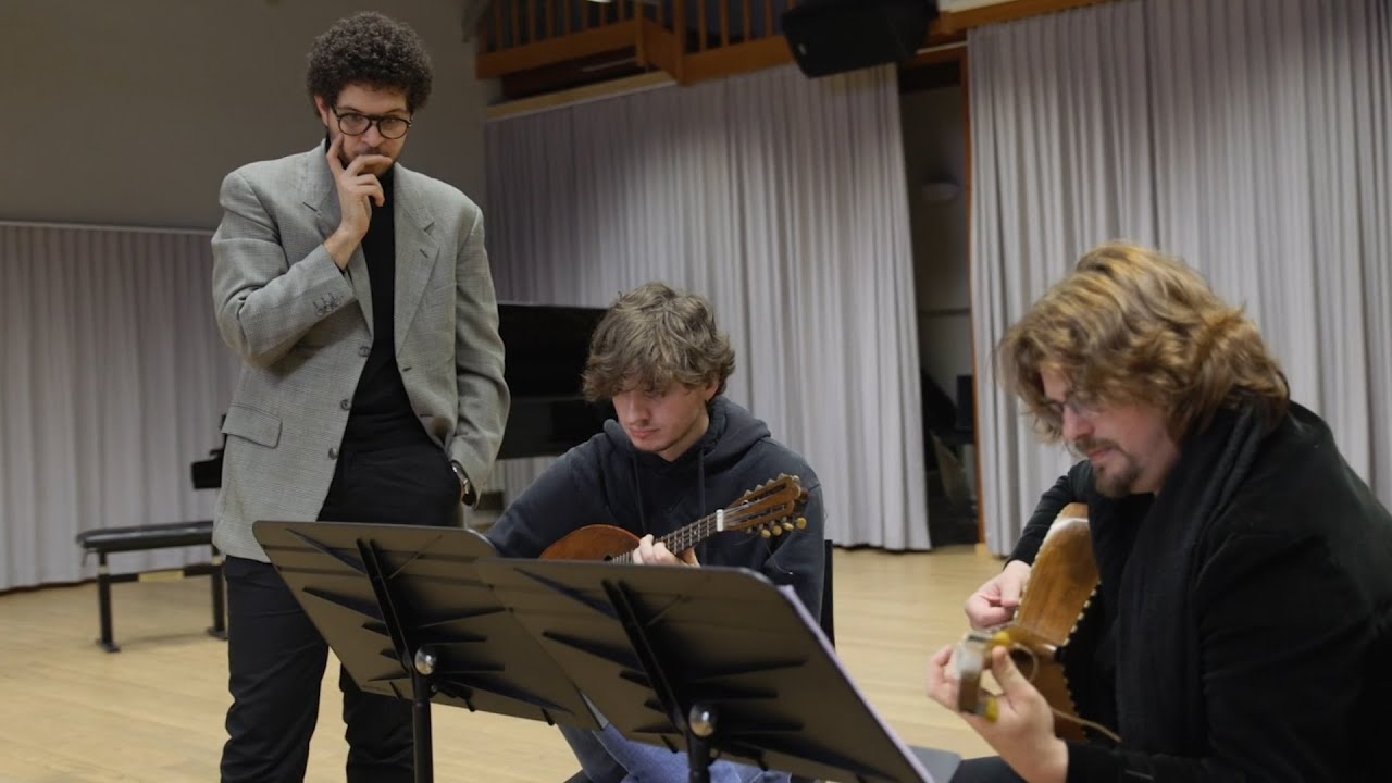 Classe de mandoline du Conservatoire Royal de Liège – Belgique