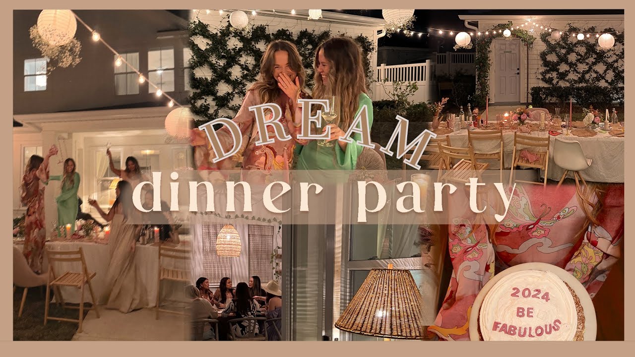 HOST WITH ME | dream planning dinner party 💭