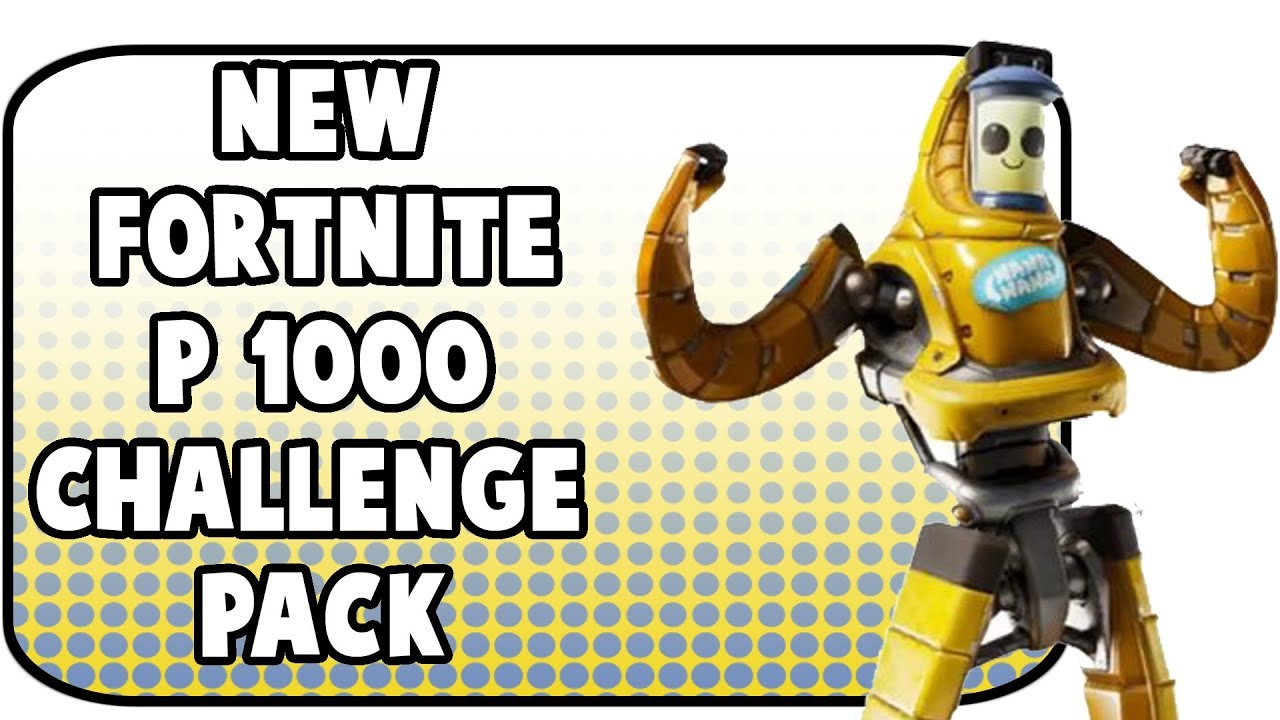 New Fortnite P-1000 Challenge Pack