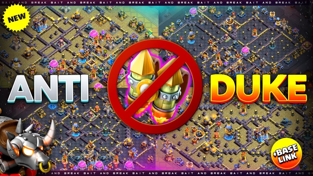 TOP 10 TH18 ANTI DRAGON DUKE BASES 🔥 | NEW LEGEND & WAR BASE LINKS | TROPHY PUSH