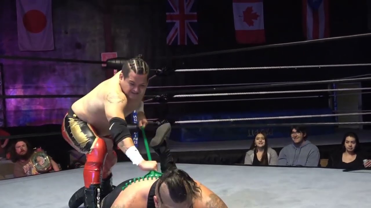 3-07-26 Studstache vs Casey Blackrose No DQ Match Hybrid Wrestling Championship