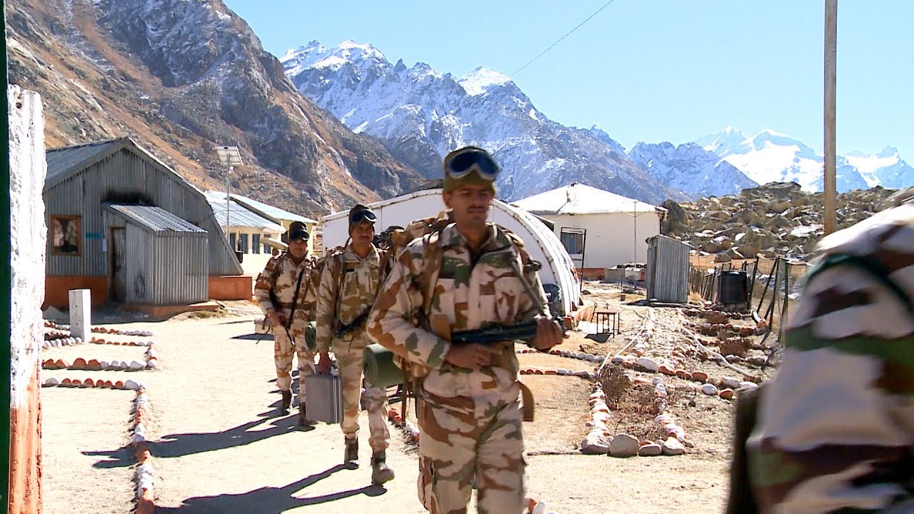 ITBP охраняет LAC: граница Индии и Китая #китай #линияфактическогоконтроля #itbp