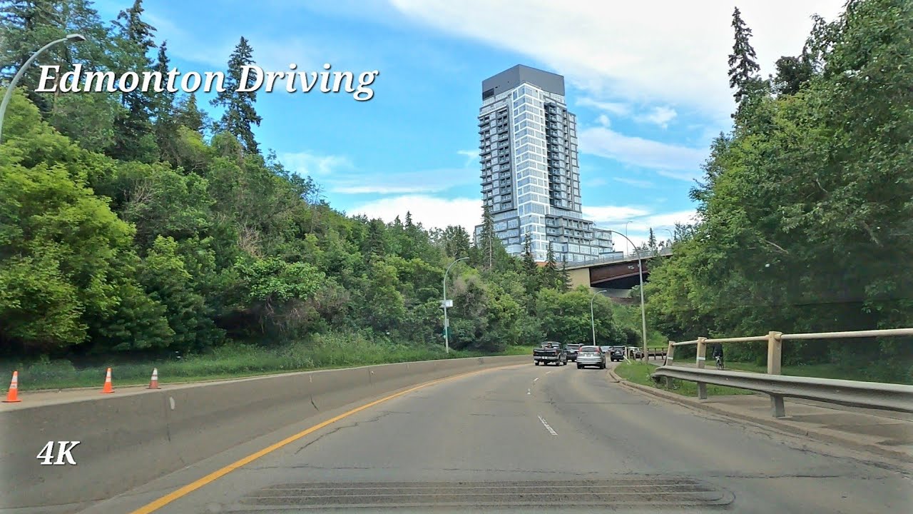 Driving - Groat Road - Calgary Trail - 97 Street, Edmonton, AB, Canada