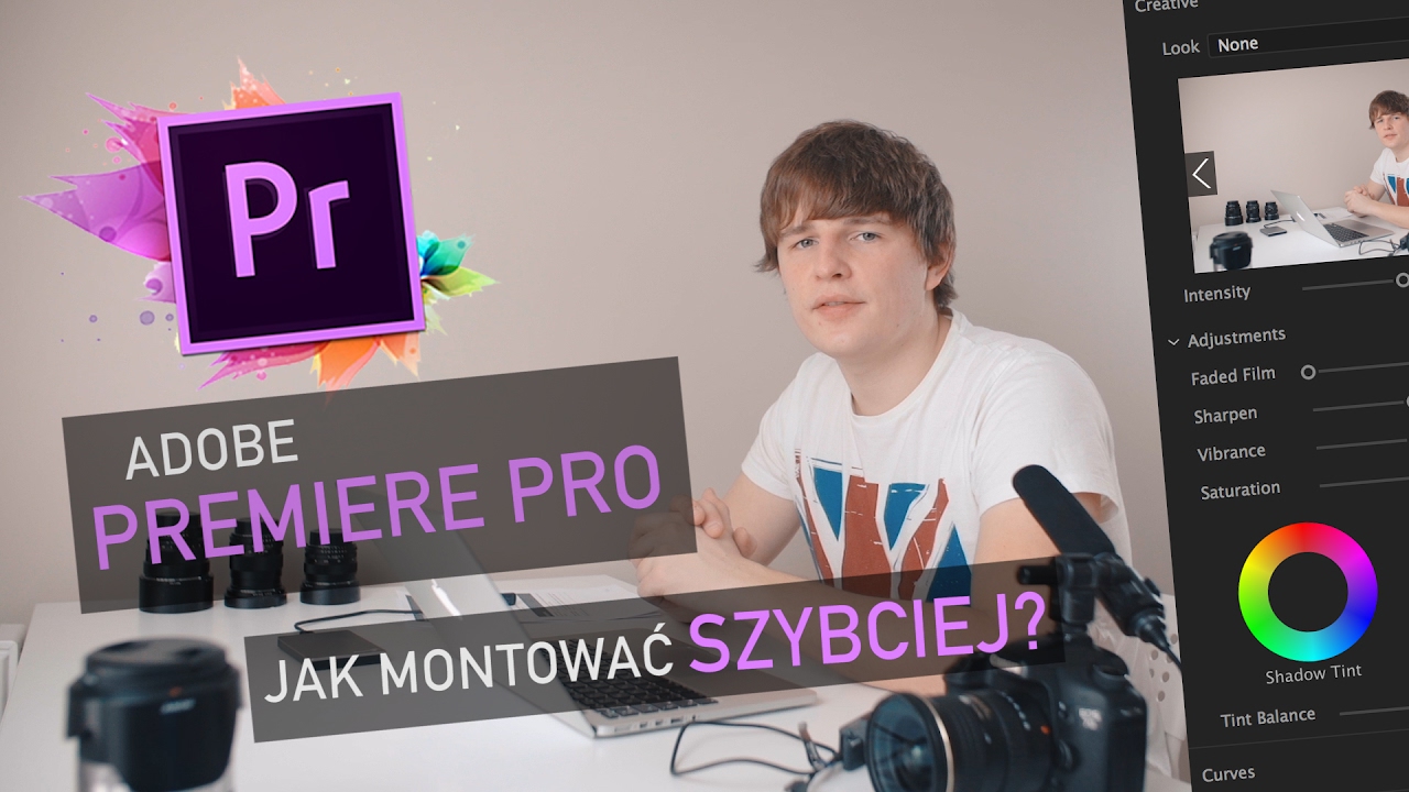 Premiere Pro CC - jak szybciej i łatwiej montować? | VLOG #28
