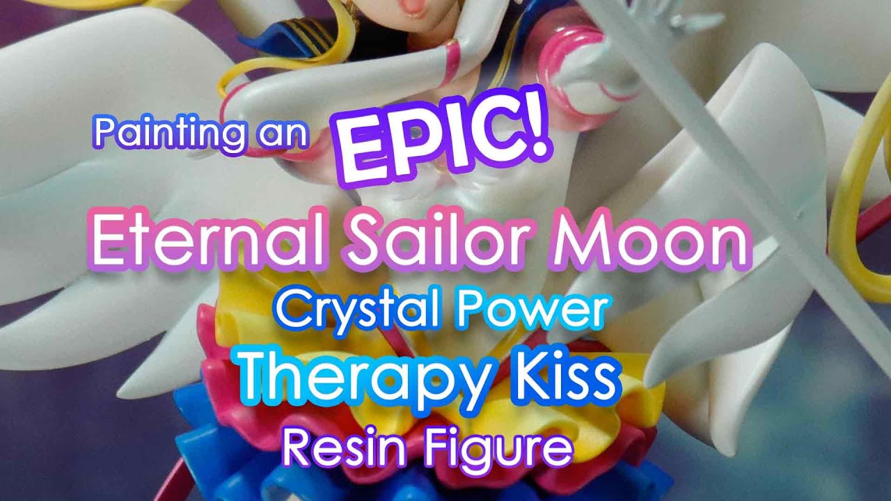 The ultimate Sailor Moon Resin Figure! Epic Crystal Power Therapy Kiss is here!