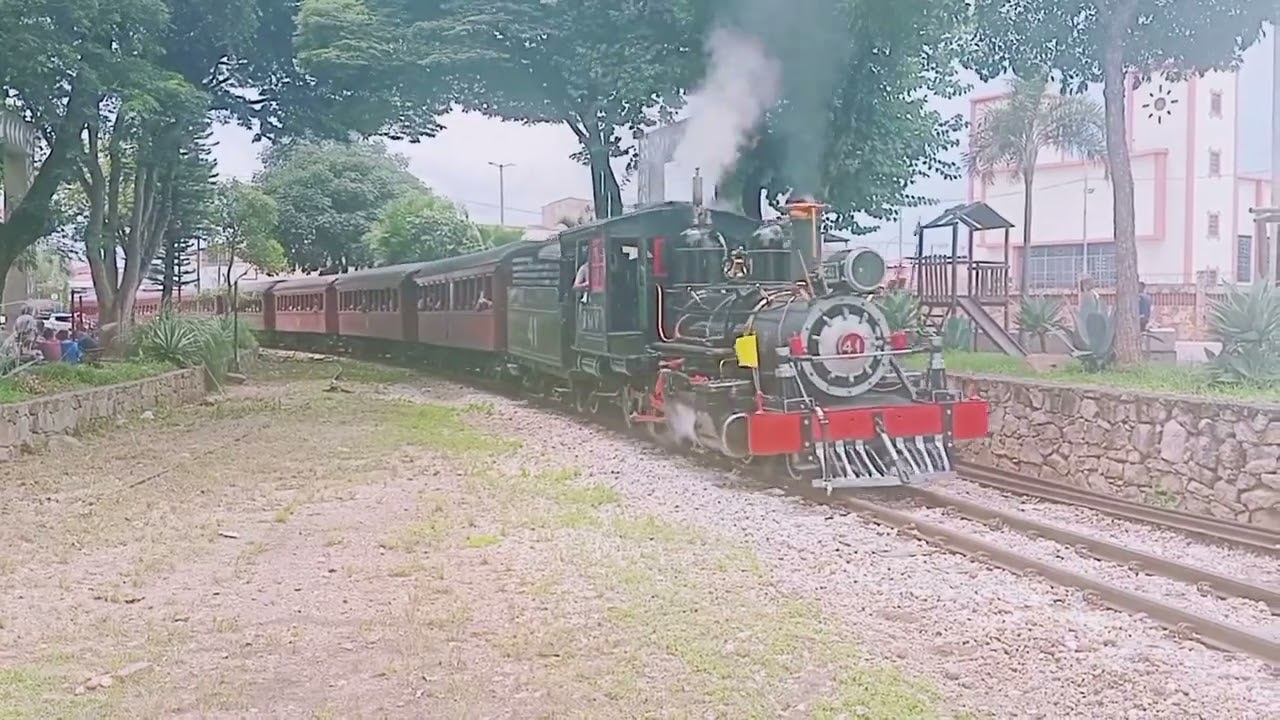 Confira a grande volta da locomotiva 41 após a sua reforma