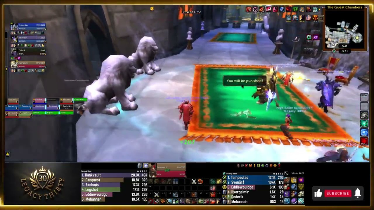 Lvl 30 Guild Raids Karazhan HARDCORE (Ilvl 35 Gear)