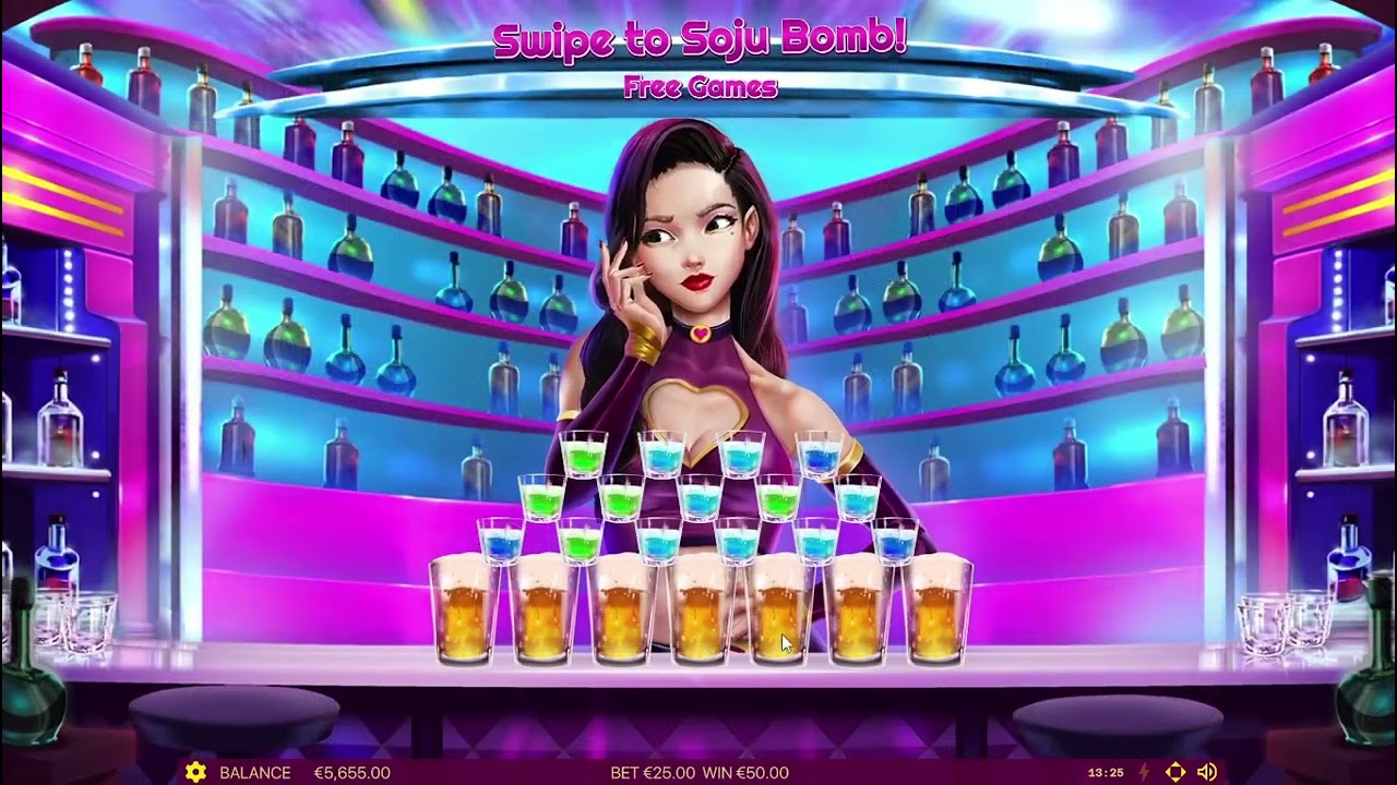 Soju Bomb Slot big and features triggered