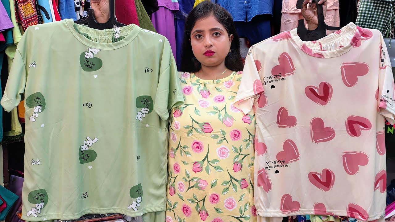 Summer Night Suit Live 😄 #summer_collection #night_wear