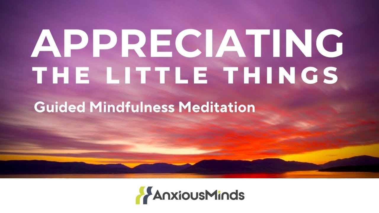 Mindfulness Meditation: Appreciating the Little Things