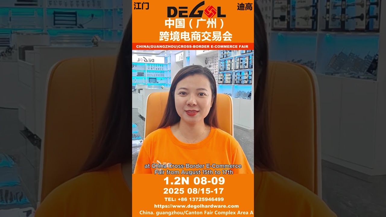 3 DAYS LEFT 🔥 Join Degol at the China Cross-Border E-Commerce Fair! #hardware #doors #expo  #fair