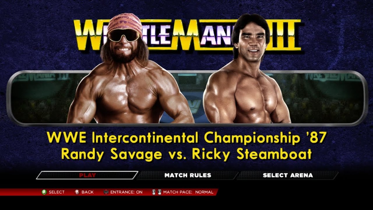 Wwe 2K14:30 Years of WrestleMania # 03  Randy Macho Man Savage vs Ricky Steamboat (WrestleMania 3)