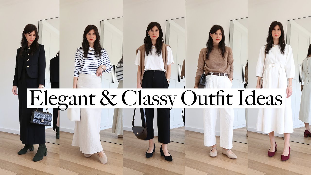 Classy & Elegant Transitional Season Outfits (Old Money Style) feat. VIVAIA Try-On/Review [AD]