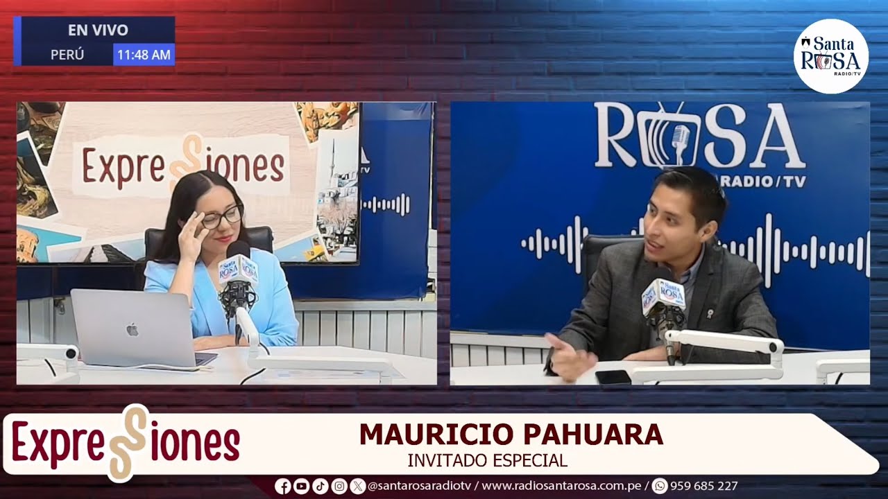 Radio Santa Rosa | Mauricio Pahuara en entrevista con Micaela Rivera en Expresiones