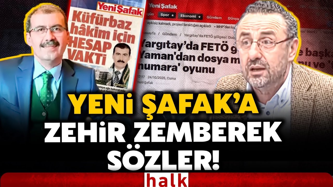&Ccedil;ILGINA D&Ouml;ND&Uuml;! İbrahim Kahveci, Yargıtay Daire Başkanı'nı hedef g&ouml;steren Yeni Şafak'a ateş p&uuml;sk&uuml;rd&uuml;!