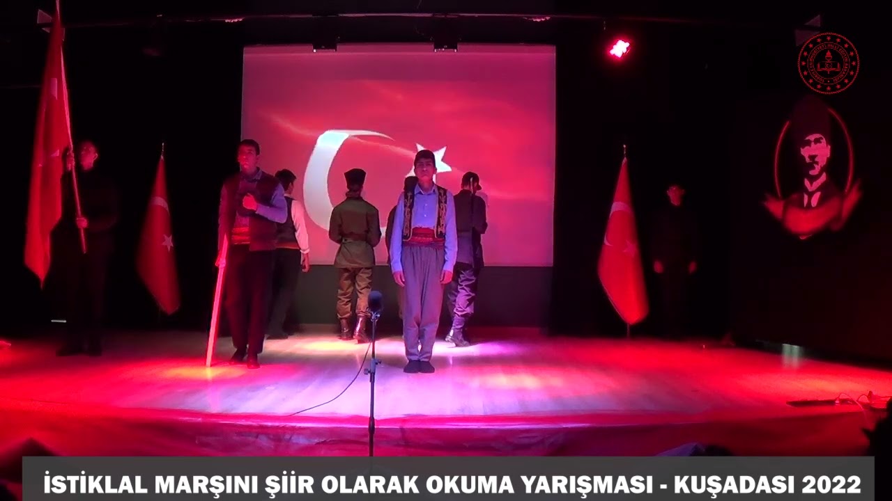 İstiklal Marşını Şiir Olarak Okuma Yarışması Lise Kategori İkincisi Devran TALUM