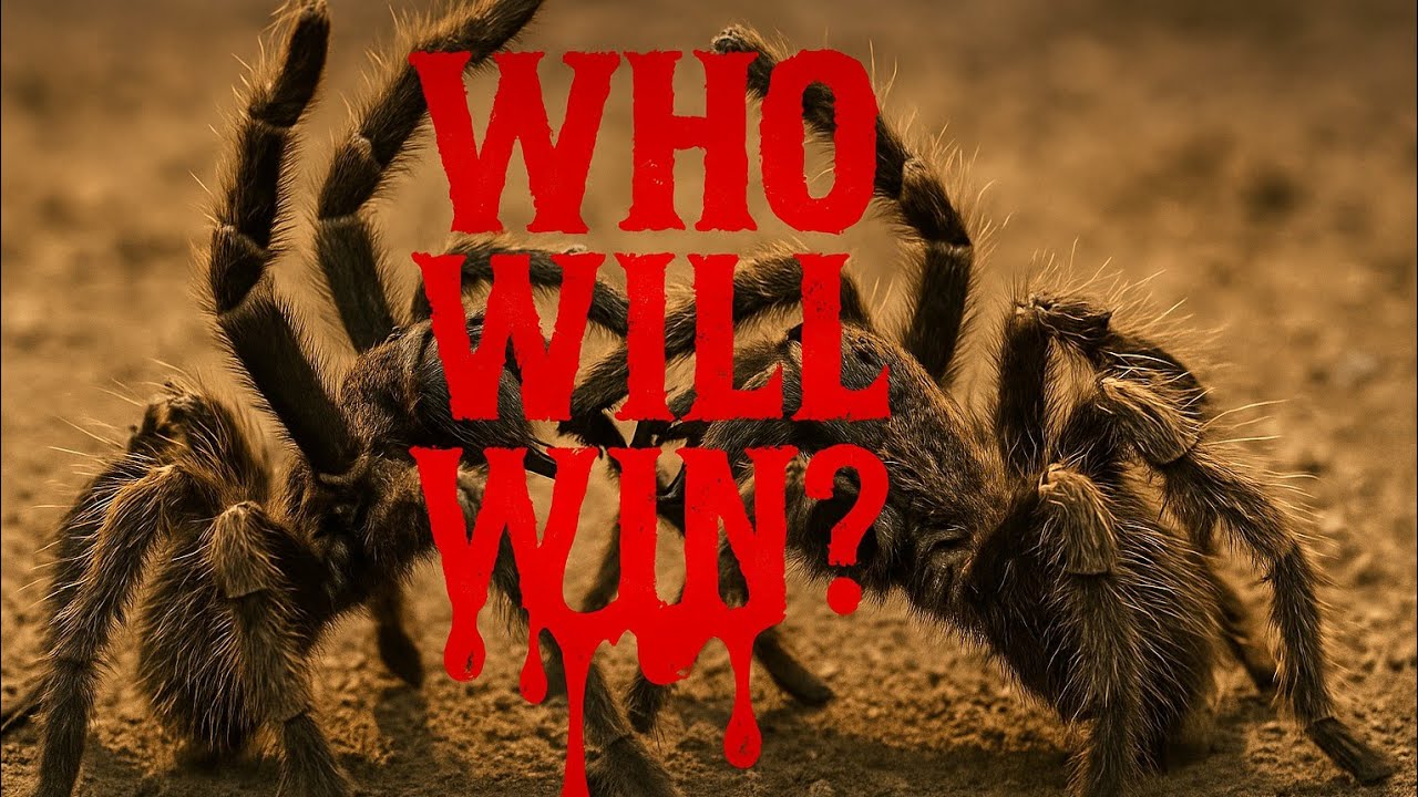 Two Tarantulas Locked in Combat! 🕷☠️