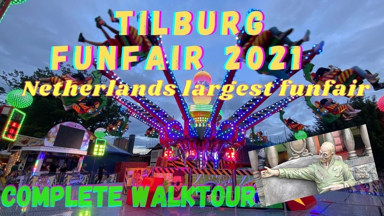 Tilburg Kermis 2022-Netherlands largest Funfair|complete walk Tour |Tamil vlog #tilburgkermis
