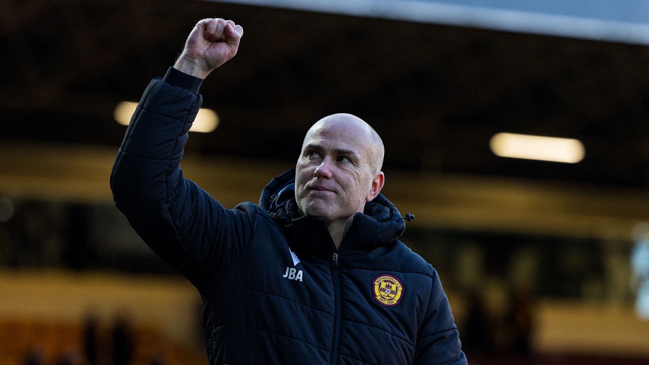 Jens Berthel Askou reacts to win over Dundee United