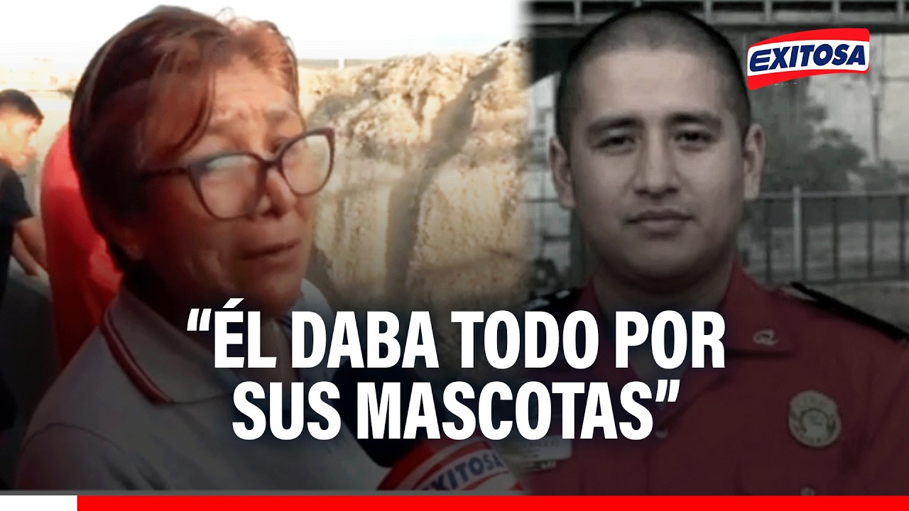 🔴🔵 Familia llora por rescatista que fue arrastrado por río Rímac: 