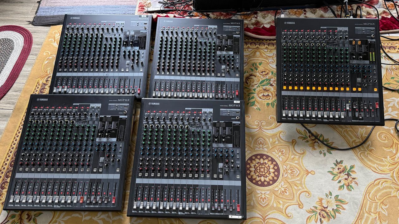 Mixer Yamaha Mgp16x 2 máy effecf số điện autovol 