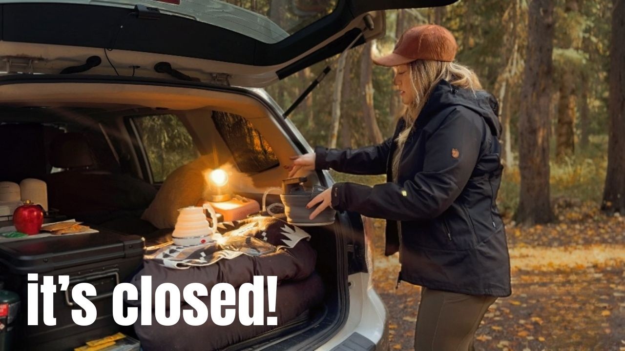 LIVING in my CAR: Glacier National Park during the Government SHUTDOWN
