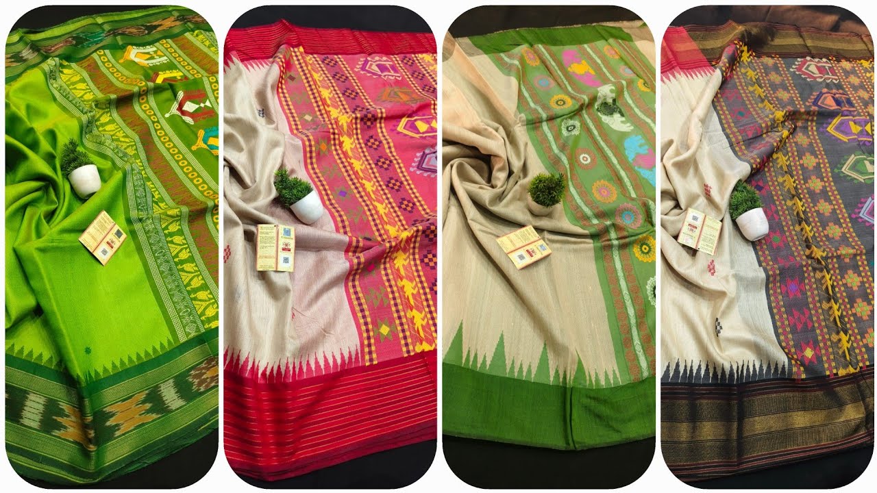 Chhattisgarh Dolabedi Design Sarees || Tussar silk sarees ||.📲9179750066 || Kosa Ghar 