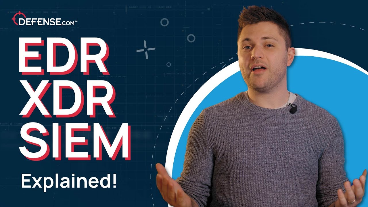 EDR, XDR, SIEM - Explained!