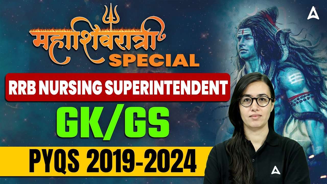 RRB Nursing Superintendent GK & GS PYQ 2019-2024 | RRB Nursing Previous Year Questions Solved #RRB