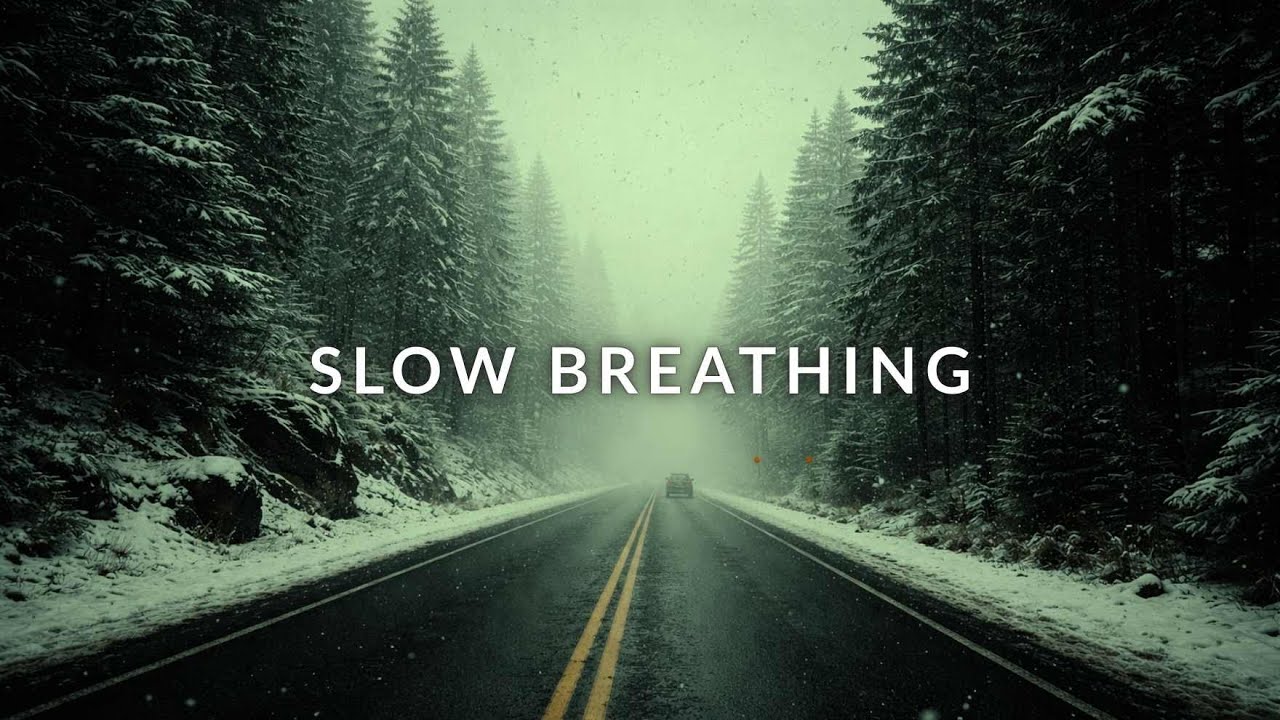 Dark Ambient Piano for Sleep (1 Hour) | Calm Night Drive • Foggy Winter Quiet
