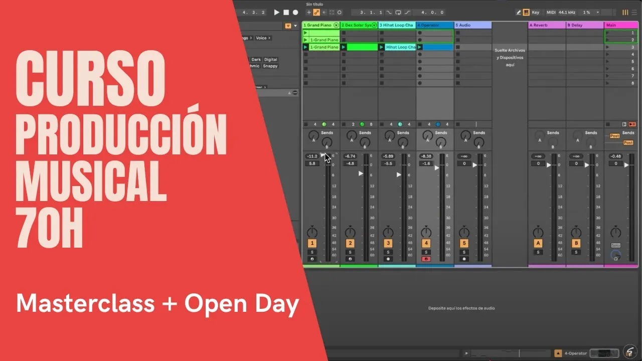 Presentación Curso de Producción Musical | Inicio 13 enero 2026